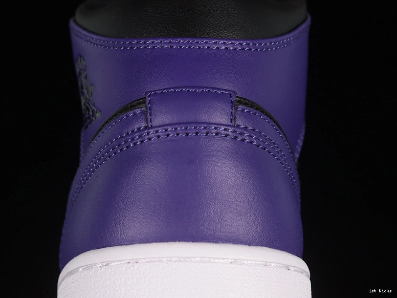Purple 1 Black - Jordan Mid (Women's) BQ6472-051 0515